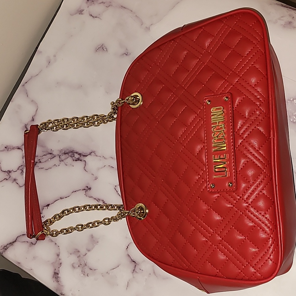 Red Love Moschino Bag